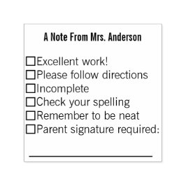 Een nota van de Sjabloon van de de naamtekst van d Zelfinktende Stempel