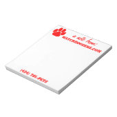 een nota van . . . notitieblok (Linkerzijde)