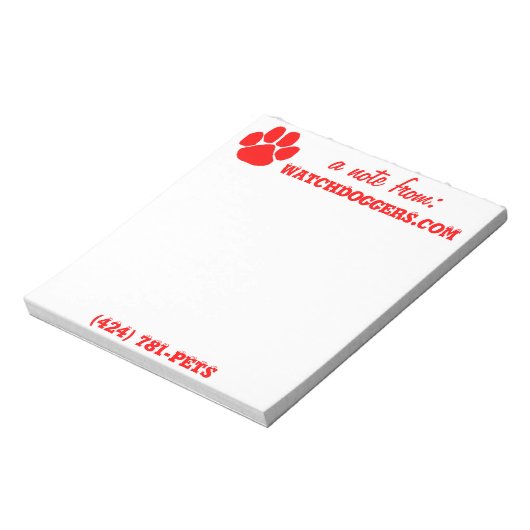 een nota van . . . notitieblok (Linkerzijde)