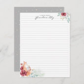 Een nota van oma | Monogrammofoonwerk Informatiekaartje (Voorkant / Achterkant)