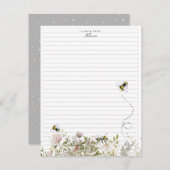 Een nota van oma | Monogrammofoonwerk Informatiekaartje (Voorkant / Achterkant)