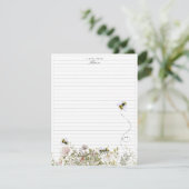 Een nota van oma | Monogrammofoonwerk Informatiekaartje (Staand voorkant)