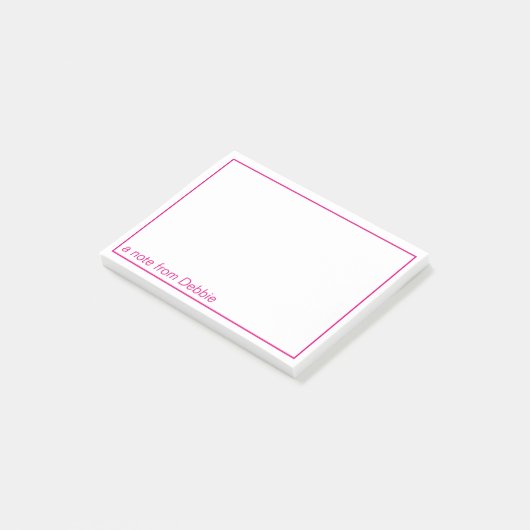 een nota van post-it® notes (Schuin)