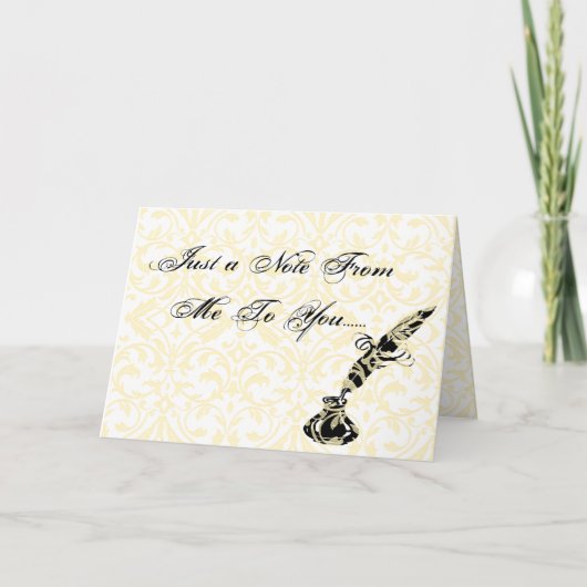 Een nota voor u…. kaart (Voorkant)