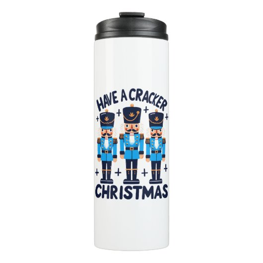 Een notenkraker kerst thermosbeker (Voorkant)