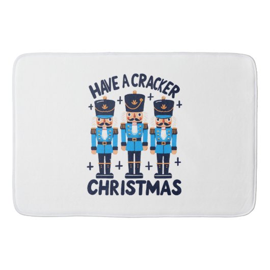 Een notenkraker kerstmis badmat (Voorkant)