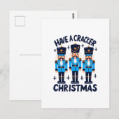 Een notenkraker kerstmis briefkaart (Voorkant / Achterkant)