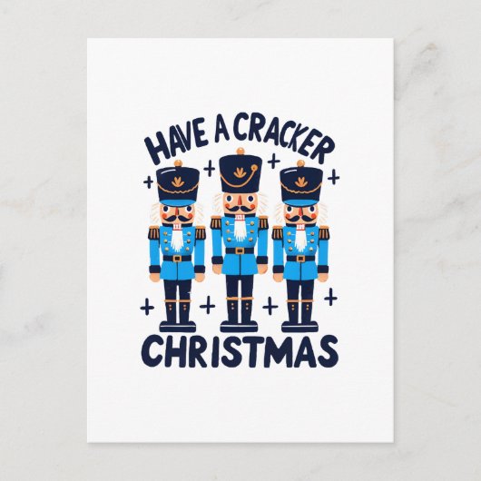 Een notenkraker kerstmis briefkaart (Voorkant)