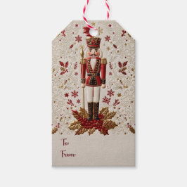Een Notenkraker Kerstmis Cadeaulabel