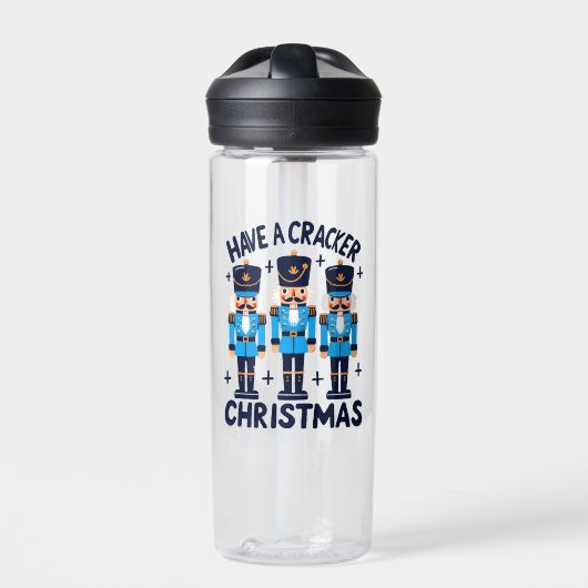 Een notenkraker kerstmis waterfles (Voorkant)