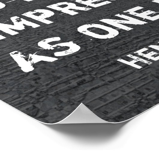 Eén notie _Ibsen - kunstmatig poster (Hoek)