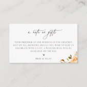 Een notitie over de Kaart van de Floral Wedding En (Voorkant)