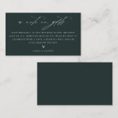 Een notitie over de Kaart voor cadeaubruiloft (Voorkant / Achterkant)