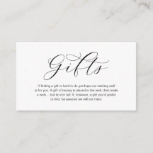 Een notitie over huwelijkscadeaus, Beautiful Elega