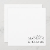 Een notitie selecteren uit Script Typography Note  Notitiekaartje (Voorkant / Achterkant)