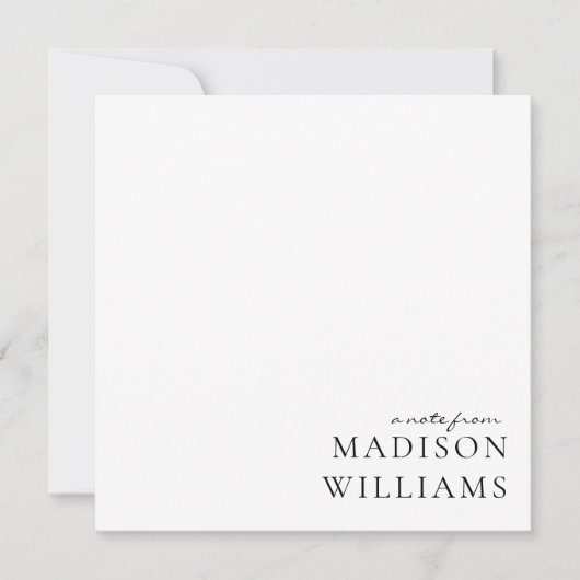 Een notitie selecteren uit Script Typography Note  Notitiekaartje (Voorkant)