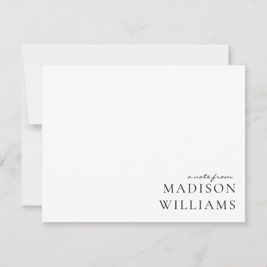 Een notitie selecteren uit Script Typography Note  Notitiekaartje (Voorkant)