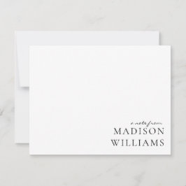 Een notitie selecteren uit Script Typography Note  Notitiekaartje