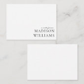 Een notitie selecteren uit Script Typography Note  Notitiekaartje (Voorkant / Achterkant)