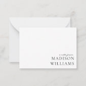 Een notitie selecteren uit Script Typography Note  Notitiekaartje (Voorkant)