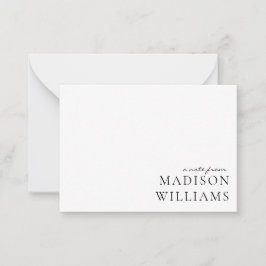 Een notitie selecteren uit Script Typography Note  Notitiekaartje