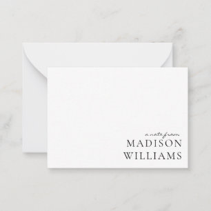 Een notitie selecteren uit Script Typography Note  Notitiekaartje