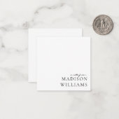 Een notitie selecteren uit Script Typography Note  Notitiekaartje (Voorkant / Achterkant in situ)