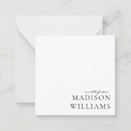 Een notitie selecteren uit Script Typography Note  Notitiekaartje