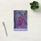 Een notitie van.. Butterfly op een vossenhandschoe Post-it® Notes (Kantoor)
