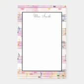 Een notitie van Colorful Music Note Musician (Voorkant)