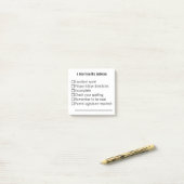 Een notitie van de naam van de leraar Post-it-noti Post-it® Notes (Op bureau)