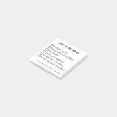 Een notitie van de naam van de leraar Post-it-noti Post-it® Notes (Schuin)