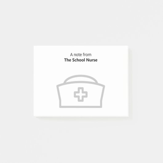 Een notitie van de School Nurse & Pet Post-it Note (Voorkant)