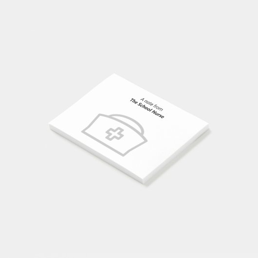 Een notitie van de School Nurse & Pet Post-it Note (Schuin)