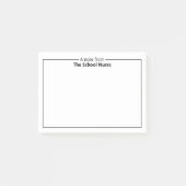 Een notitie van de School Nurse Post-It Notes (Voorkant)