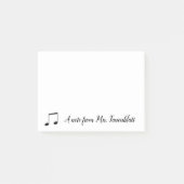 Een notitie van een muzikant post-it® notes (Voorkant)