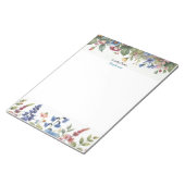 Een notitie van gepersonaliseerd bloemenNotitieblo Notitieblok (Schuin)