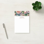 Een notitie van gepersonaliseerde bureaubladrozen post-it® notes (Kantoor)