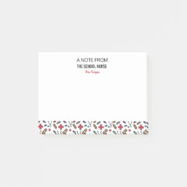 Een notitie van het aangepaste schoolpatroon post-it® notes