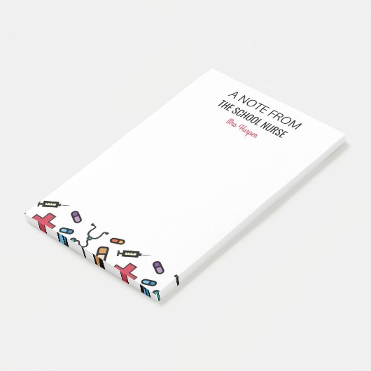 Een notitie van het speciaal gepersonaliseerd fond post-it® notes (Schuin)