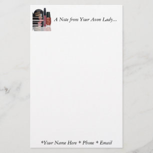 Een notitie van je Avon Lady Briefpapier