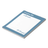 Een notitie van mam Persoonlijk notitieblok (Linkerzijde)