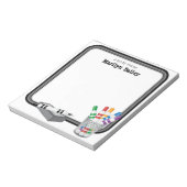 Een notitie van Mini Whiteboard Notitieblok (Linkerzijde)