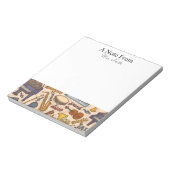 Een notitie van muzieknotitie Piano Saxophone Viol Notitieblok (Linkerzijde)