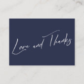 Een notitie voor moderne geschenken voor marinebla informatiekaartje (Achterkant)