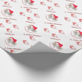 Een nubiaanse kerstgeitenwandelaar voor jou cadeaupapier (Hoek)