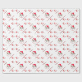 Een nubiaanse kerstgeitenwandelaar voor jou cadeaupapier (Vlak)