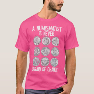 Een numerieke is nooit bang voor het veranderen va t-shirt