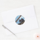 Een Nut aangenaam Ronde Sticker (Envelop)