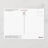 Een NYC Streetcar instappen Briefkaart (Achterkant)